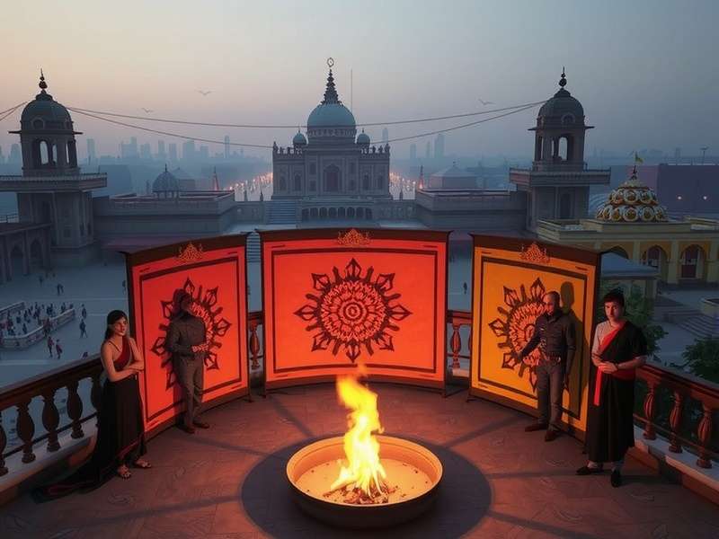 Spiritual India Quest community event with players